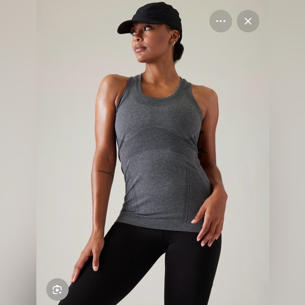 ATHLETA MOMENTUM HEATHER TANK MEDIUM BNWT